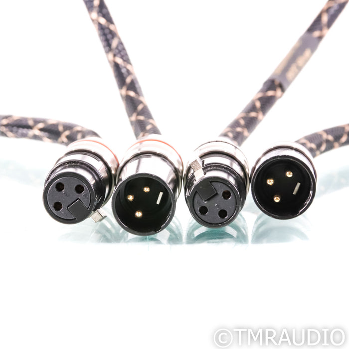 Audio Sensibility Statement SE XLR Cables; 1m Pair Balanced Interconnects