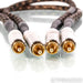 Audio Sensibility Silver Signature V2 RCA Cables; 0.7m Pair Interconnects