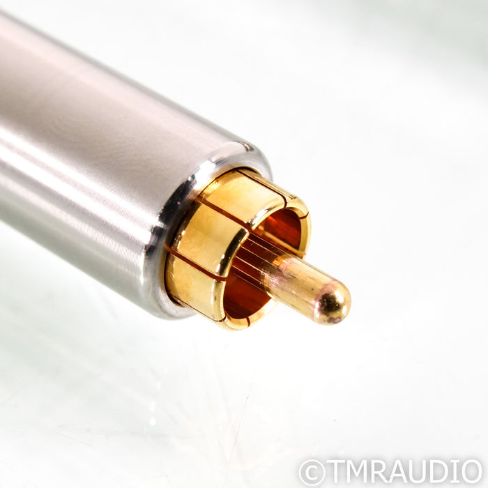 Audio Sensibility Signature SE RCA Cables; OCC Silver; 1m Pair Interconnects