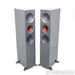 KEF R7 Meta Floorstanding Speakers; Titanium Gloss Pair