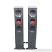 KEF R7 Meta Floorstanding Speakers; Titanium Gloss Pair