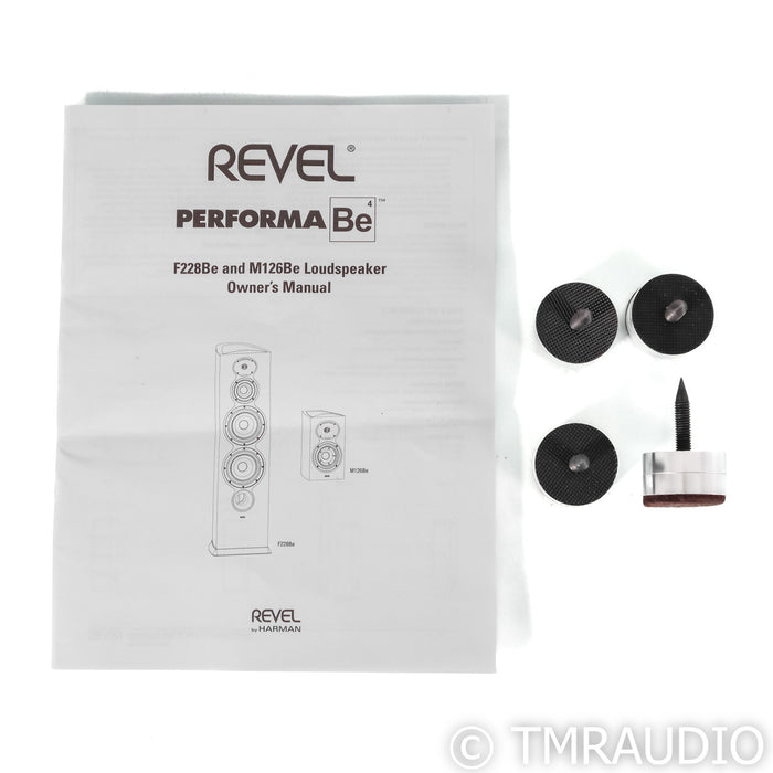 Revel Performa F228Be Floorstanding Speakers; Black Pair