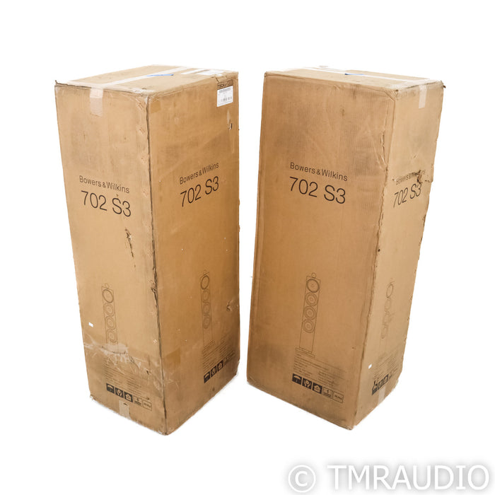 Bowers & Wilkins 702 S3 Floorstanding Speakers; Mocha Pair (Sealed)
