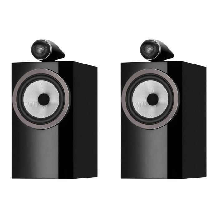 B&W 705 S3 Bookshelf Speakers; Gloss Black Pair (Sealed)
