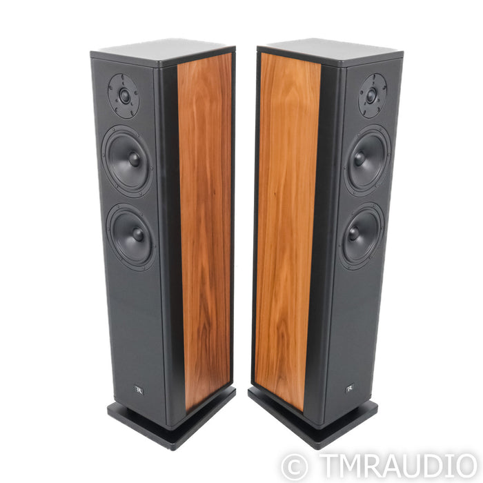 Rosso Fiorentino Elba II Floorstanding Speakers; Walnut Pair