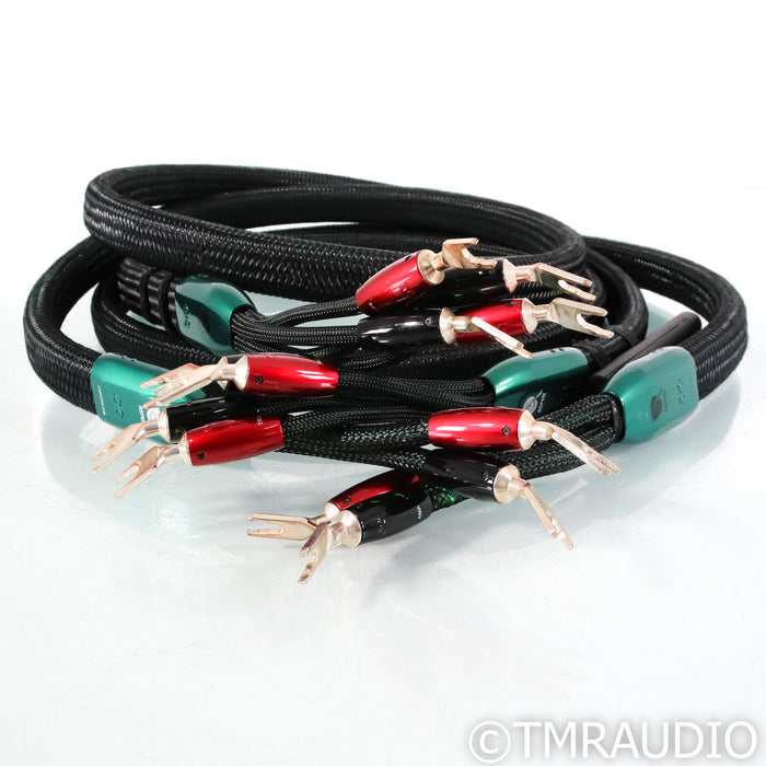 AudioQuest Aspen Bi-Wire Speaker Cables; 6ft Pair