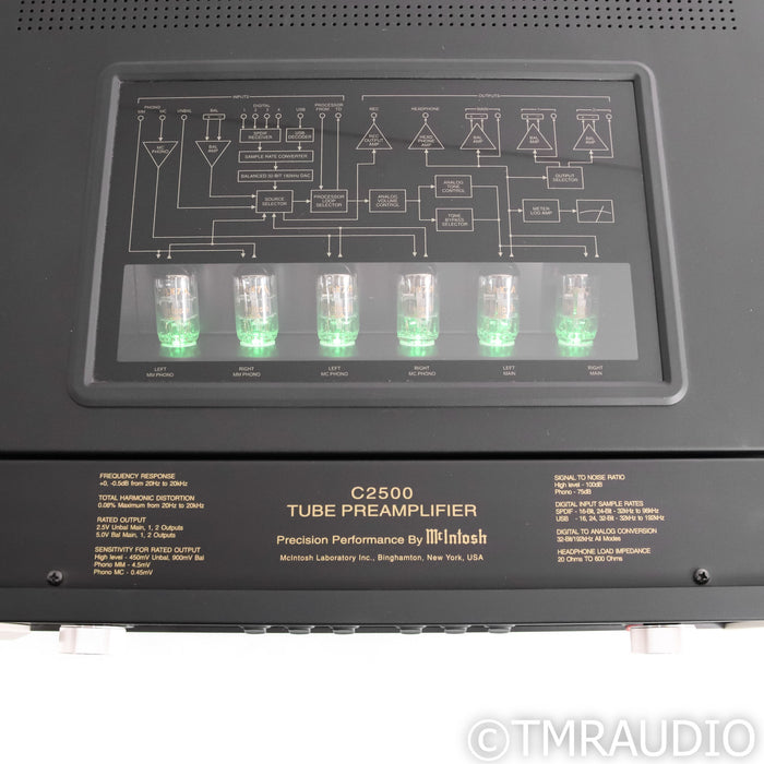 McIntosh C2500 Stereo Tube Preamplifier; MM & MC Phono