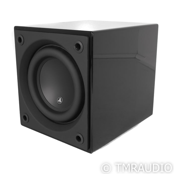 JL Audio Dominion d108 8" Powered Subwoofer; Black Gloss