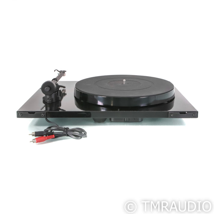 Rega Planar 1 Belt Drive Turntable; Black; Carbon MM Cartridge; Upgrades