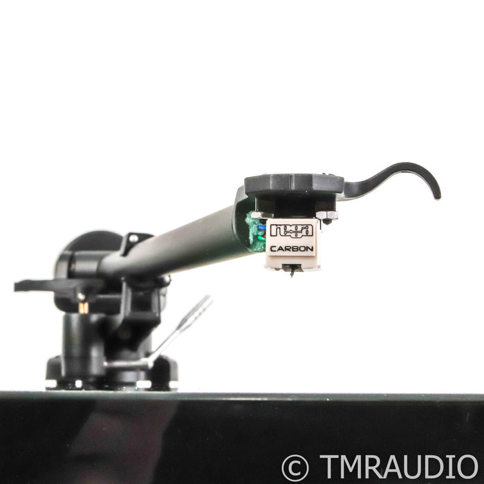 Rega Planar 1 Belt Drive Turntable; Black; Carbon MM Cartridge; Upgrades