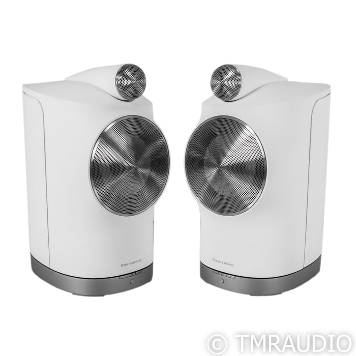 B&W Formation Duo Wireless Powered Bookshelf Speakers; White Pair