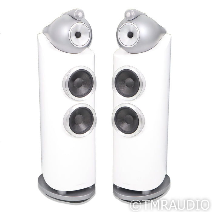 Bowers & Wilkins 803 D3 Floorstanding Speakers; White Pair