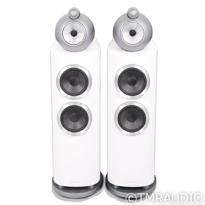 Bowers & Wilkins 803 D3 Floorstanding Speakers; White Pair