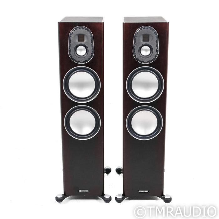 Monitor Audio Gold 300 5G Floorstanding Speakers; Dark Walnut Pair
