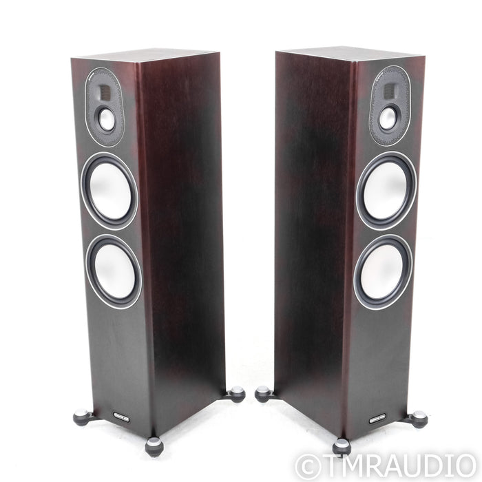 Monitor Audio Gold 300 5G Floorstanding Speakers; Dark Walnut Pair
