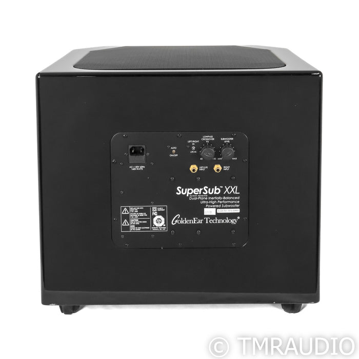GoldenEar SuperSub XXL Dual 12" Powered Subwoofer; Piano Black