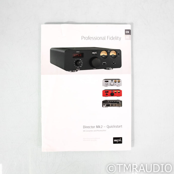 SPL Director MkII Stereo Preamplifier & DAC; D/A Converter