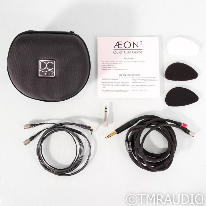 Dan Clark Audio Aeon 2 Closed Back Headphones; Silver Dragon Cable