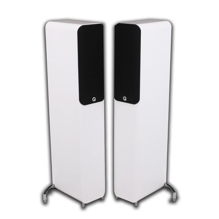 Q Acoustcs Concept 50 Floorstanding Speakers; White Pair (Demo w/ Warranty)