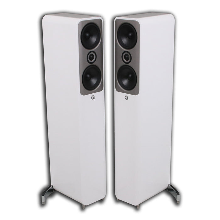 Q Acoustcs Concept 50 Floorstanding Speakers; White Pair (Demo w/ Warranty)