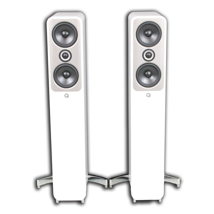 Q Acoustcs Concept 50 Floorstanding Speakers; White Pair (Demo w/ Warranty)
