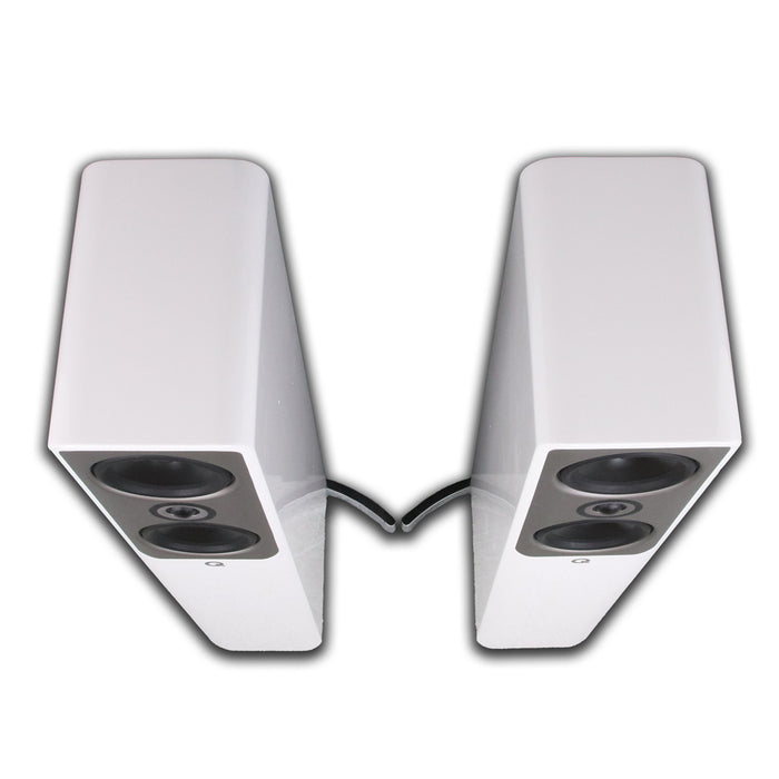 Q Acoustcs Concept 50 Floorstanding Speakers; White Pair (Demo w/ Warranty)