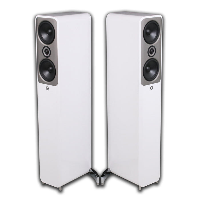 Q Acoustcs Concept 50 Floorstanding Speakers; White Pair (Demo w/ Warranty)