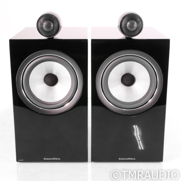 B&W 705 S2 Bookshelf Speakers; Black Pair