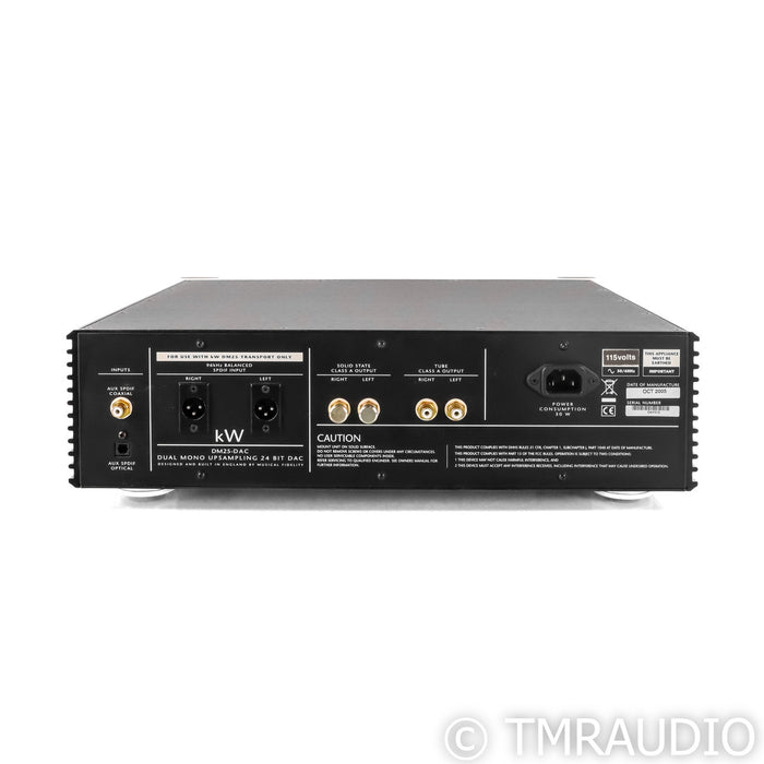 Musical Fidelity KW DM25 Tube Hybrid DAC; For KW DM25 Transport