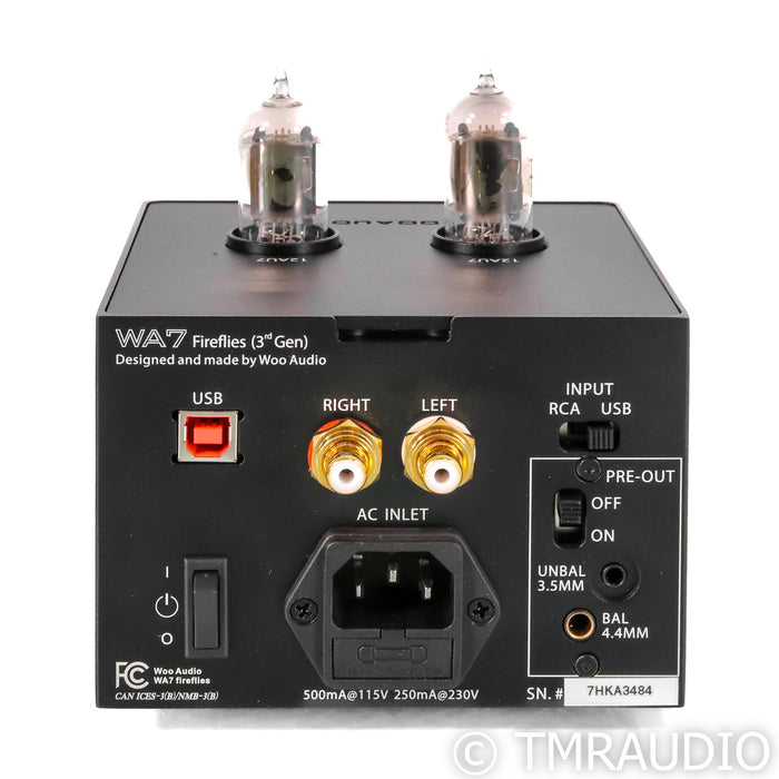 Woo Audio WA7 Fireflies Gen 3 Tube Headphone Amplifier
