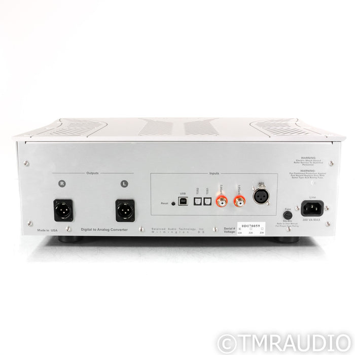 Balanced Audio Technology REX 3 Stereo Tube DAC; D/A Converter