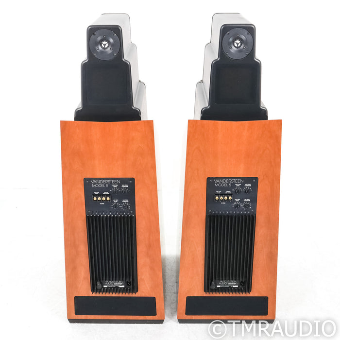 Vandersteen Model 5A Active Floorstanding Speakers Speakers; Cherry Pair