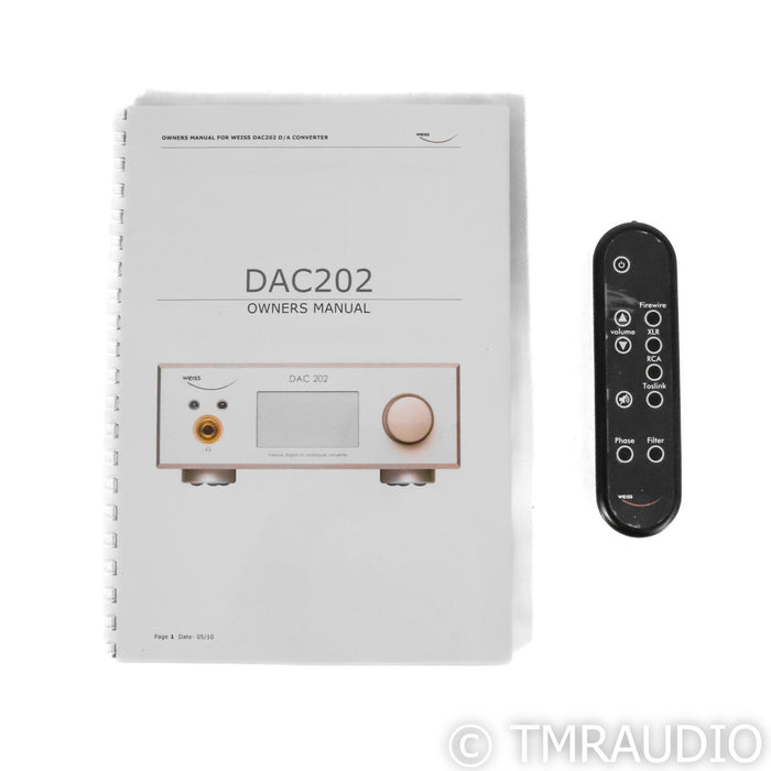 Weiss DAC202; D/A Converter
