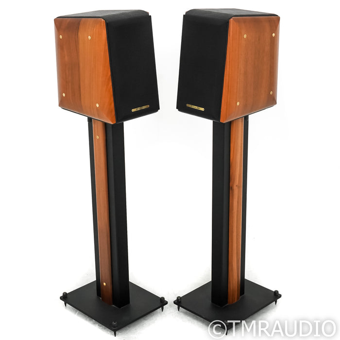 Sonus Faber Concertino Bookshelf Speakers; Walnut Pair w/ Stands