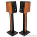 Sonus Faber Concertino Bookshelf Speakers; Walnut Pair w/ Stands