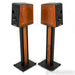 Sonus Faber Concertino Bookshelf Speakers; Walnut Pair w/ Stands