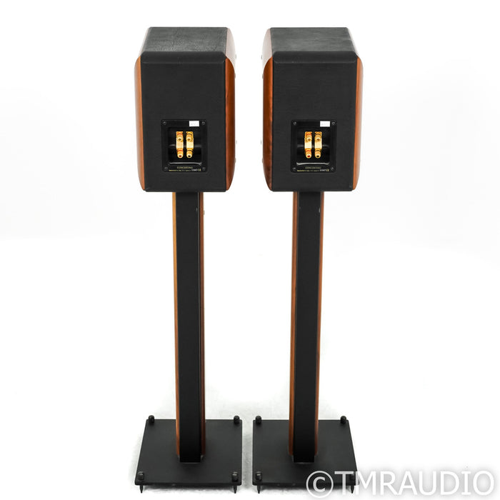 Sonus Faber Concertino Bookshelf Speakers; Walnut Pair w/ Stands