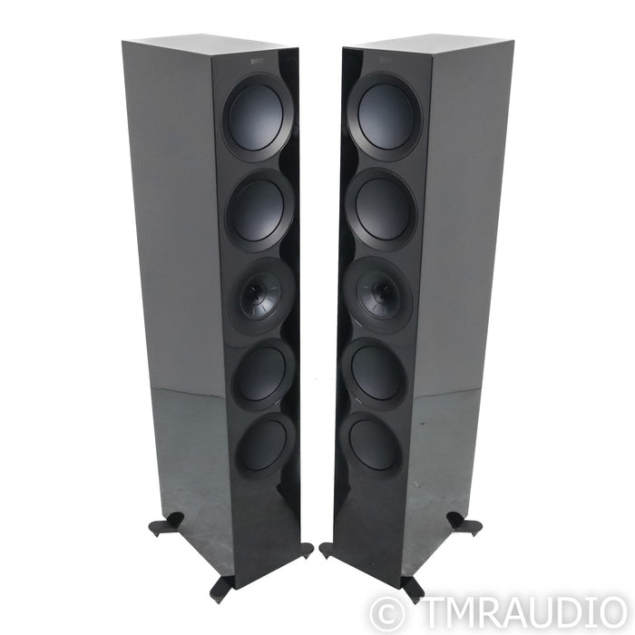 KEF R11 Floorstanding Speakers; Black Pair
