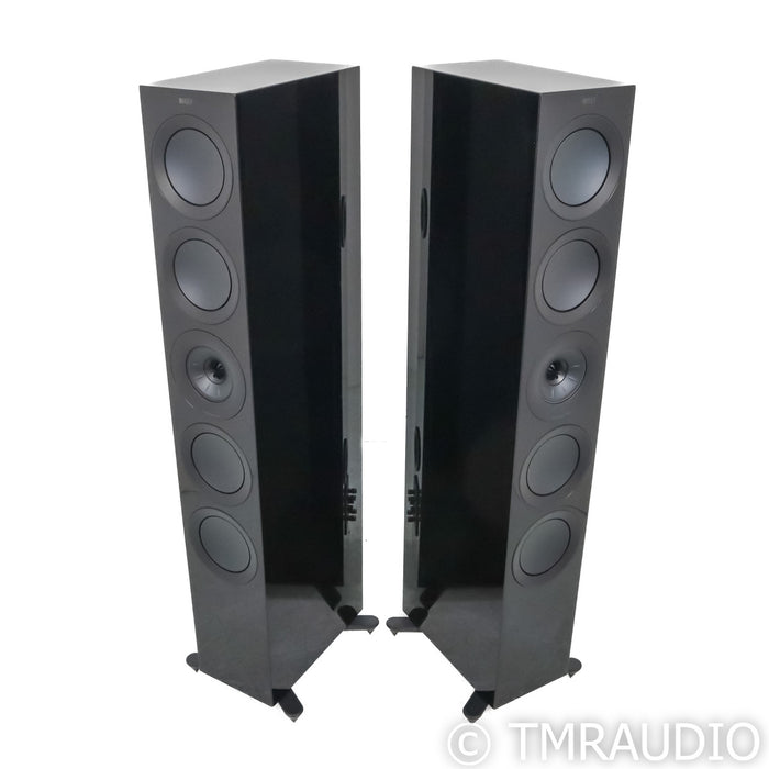 KEF R11 Floorstanding Speakers; Black Pair
