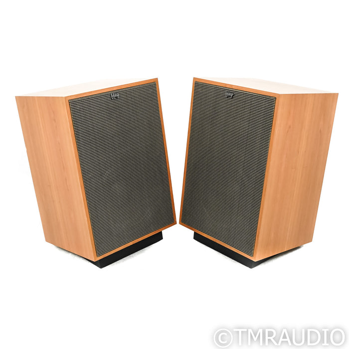 Klipsch Heresy IV Floorstanding Speakers; Natural Cherry Pair