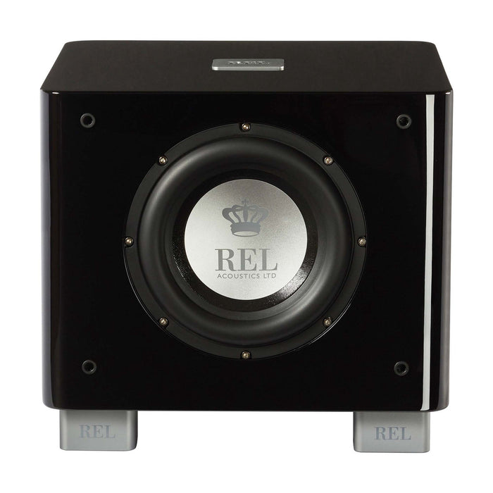 REL Acoustics T/7x 8" Powered Subwoofer; Piano Black (Sealed)