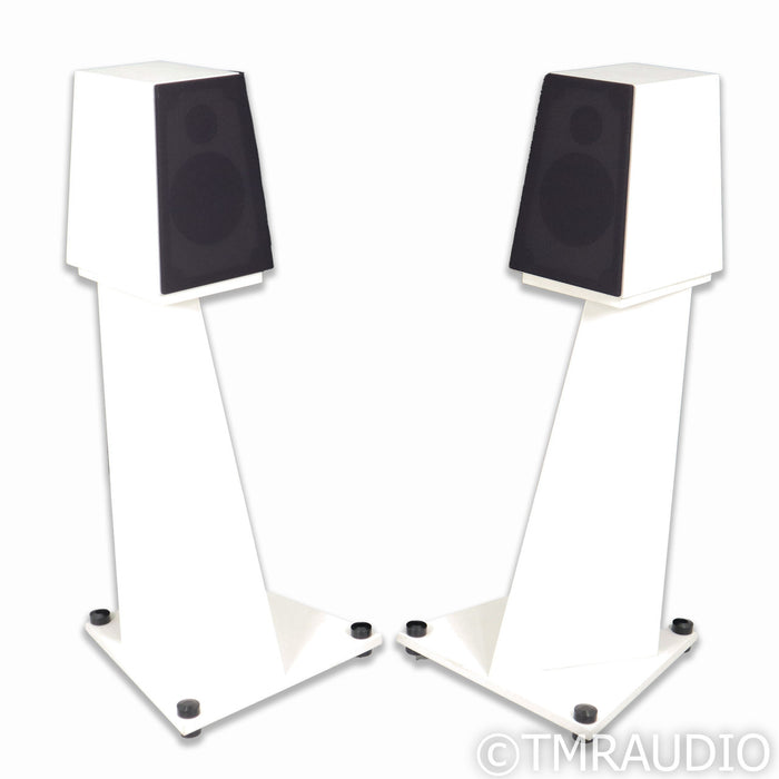 Acora Acoustics SRB Bookshelf Speakers; Thasos Quartz Pair w/ Stands