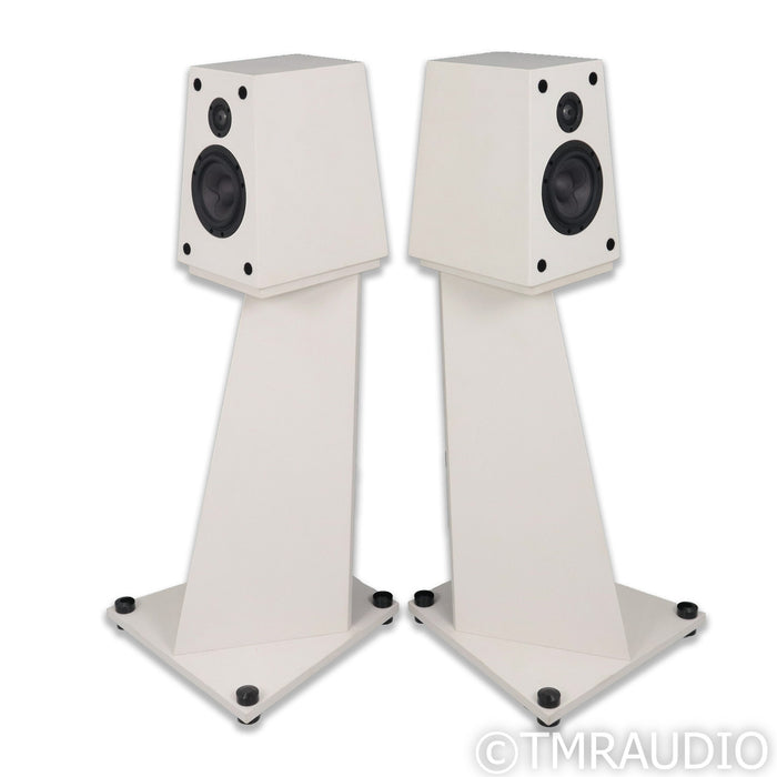 Acora Acoustics SRB Bookshelf Speakers; Thasos Quartz Pair w/ Stands