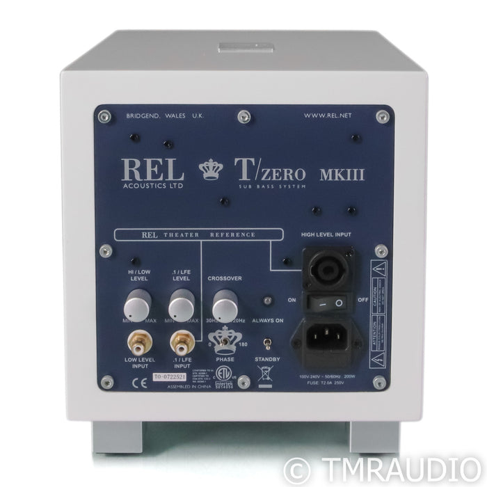 REL Acoustics T/Zero MkIII 6.5" Powered Subwoofer; White