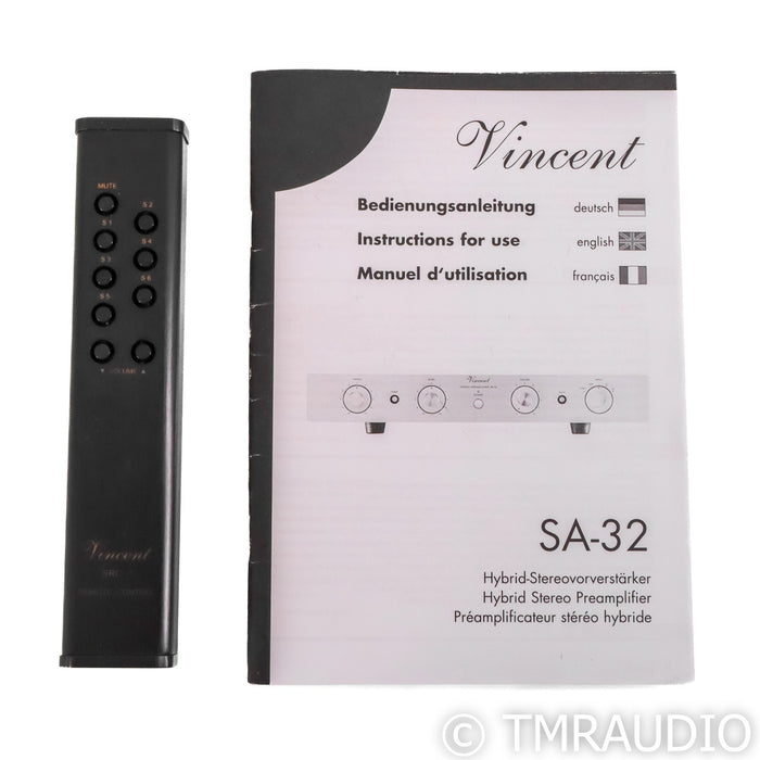 Vincent Audio SA-32 Stereo Tube Hybrid Preamplifier