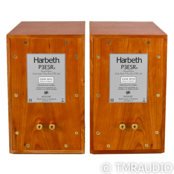 Harbeth P3ESR SE Bookshelf Speakers; Cherry Pair