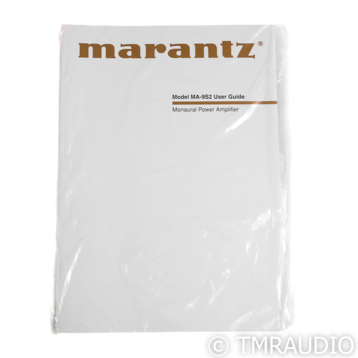 Marantz MA-9S2 Monoblock Power Amplifiers; Champagne Pair