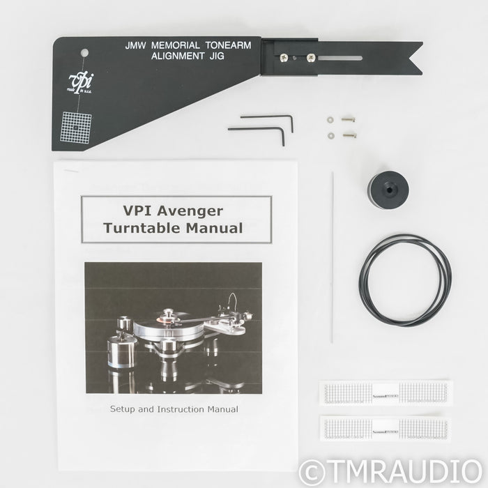 VPI Avenger Belt Drive Turntable; JMW 12" 3D Tonearm (No Cartridge)