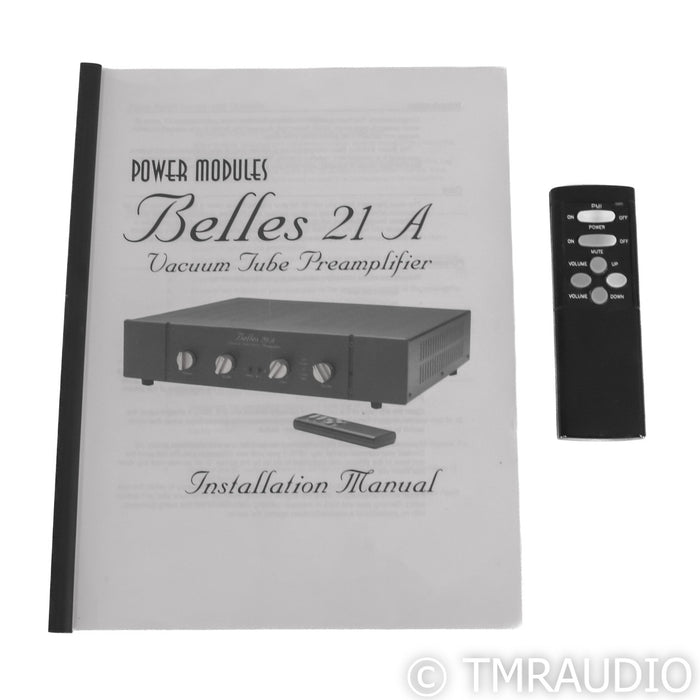 Belles 21A Stereo Tube Preamplifier; Auricap Upgrade