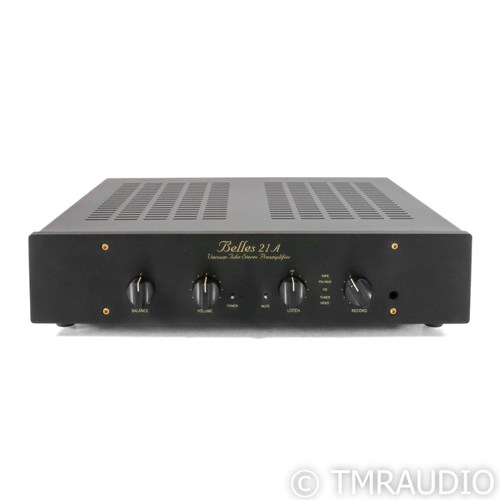 Belles 21A Stereo Tube Preamplifier; Auricap Upgrade